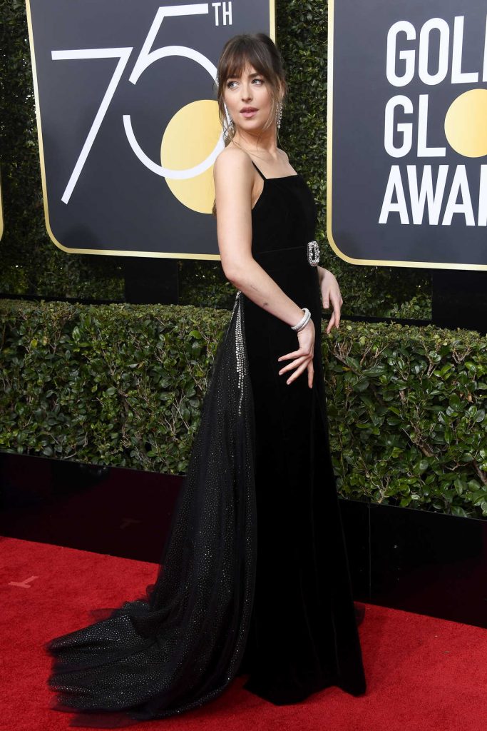 Dakota Johnson at the 75th Annual Golden Globe Awards in Beverly Hills 01/07/2018-3