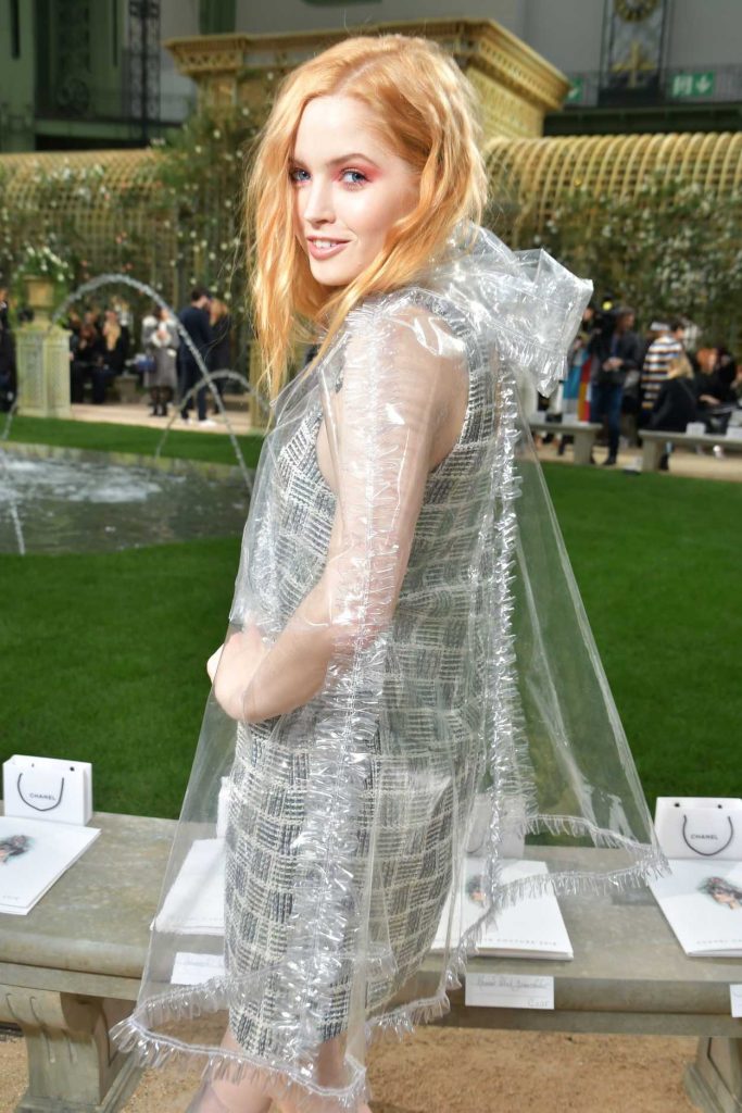 Ellie Bamber at the Chanel Haute Couture 2018 Show During the Paris Fashion Week in Paris 01/23/2018-5