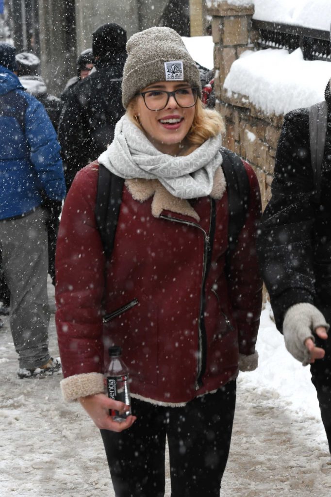 Emily Bett Rickards Was Spotted Out in Park City 01/25/2018-3