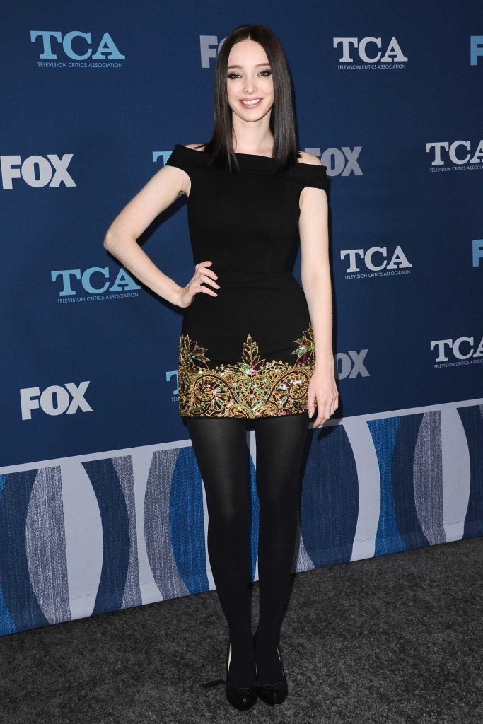 Emma Dumont at the Fox Winter TCA 2018 All-Star Party in Pasadena 01/04/2018-2