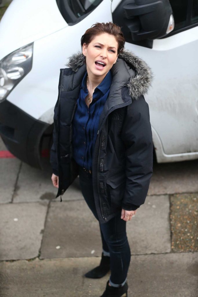 Emma Willis Leaves ITV Studio in London 01/04/2018-2