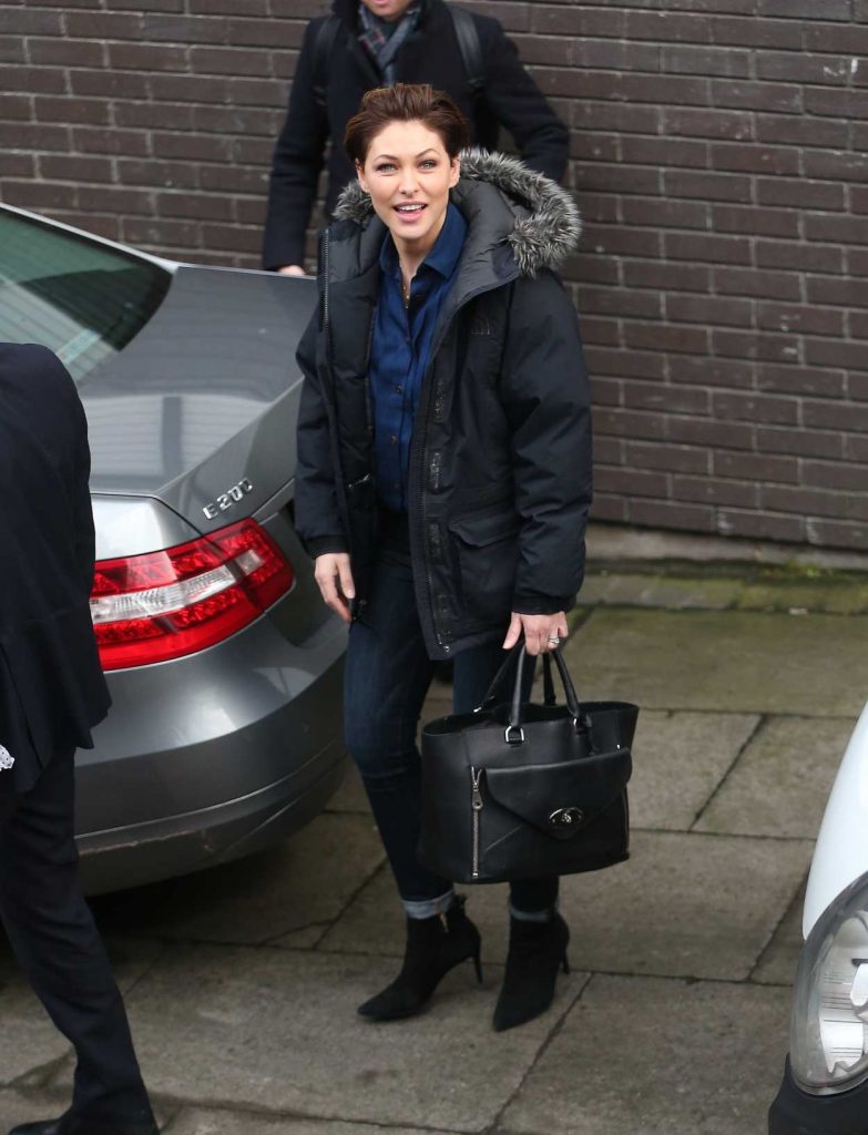 Emma Willis Leaves ITV Studio in London 01/04/2018-4