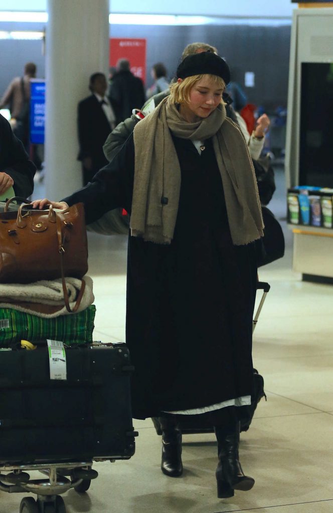 Haley Bennett Was Spotted at JFK Airport in NYC 01/23/2018-1
