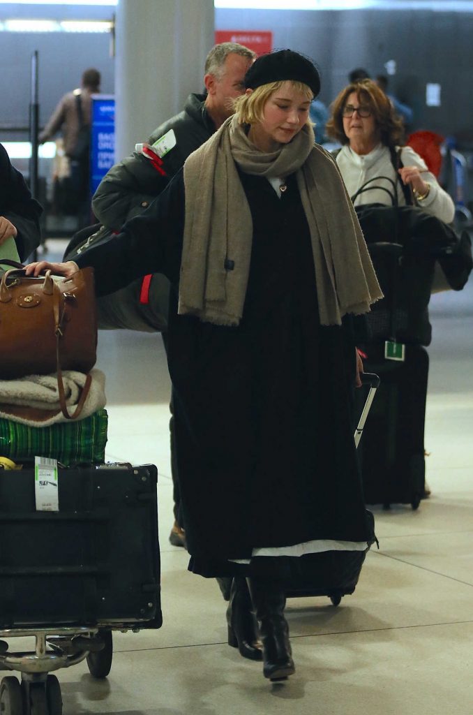 Haley Bennett Was Spotted at JFK Airport in NYC 01/23/2018-2