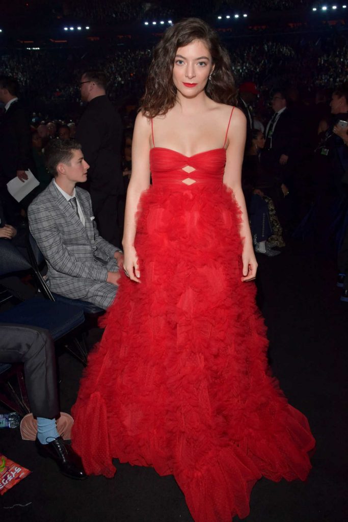 Lorde at the 60th Annual Grammy Awards at Madison Square Garden in New York City 01/28/2018-1