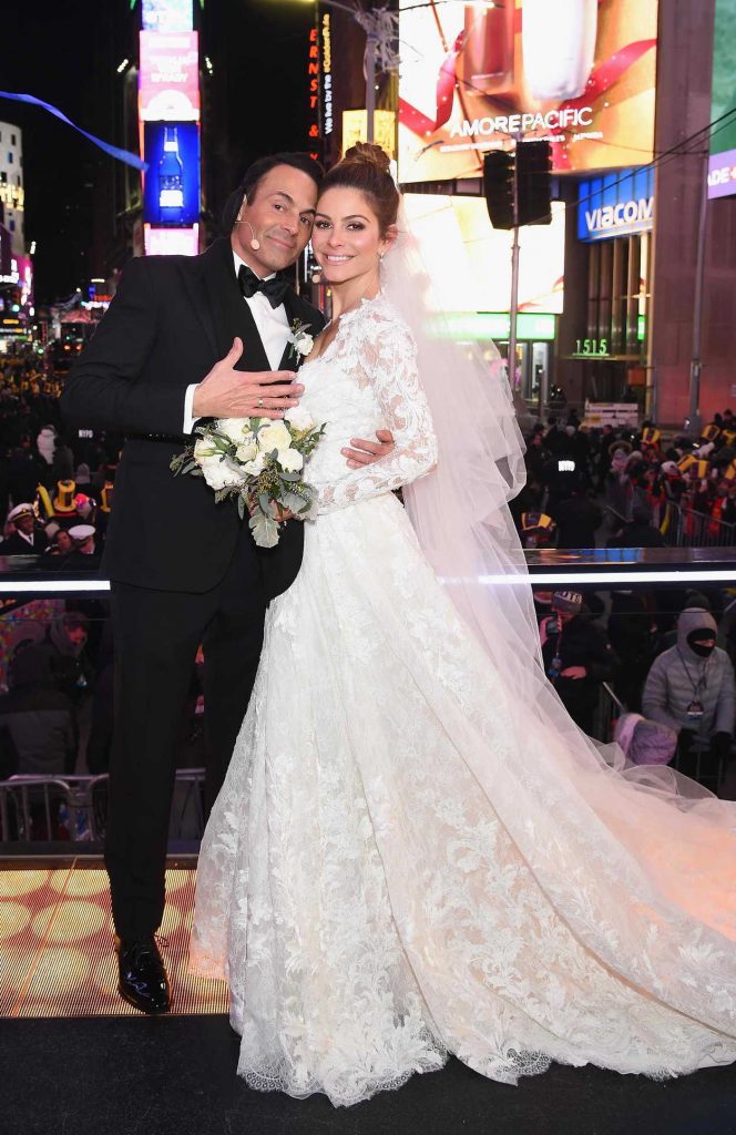 Maria Menounos Gets Married on Live TV on New Year's Eve in New York City 12/31/2017-4