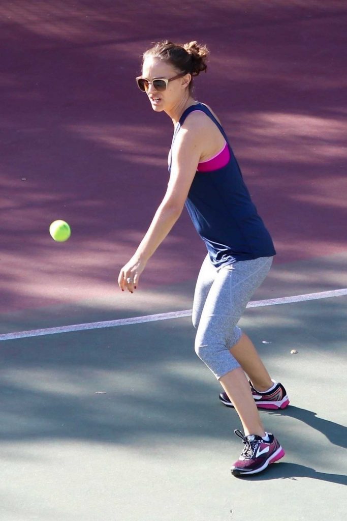 Natalie Portman Plays Tennis in Los Angeles 01/17/2018-2
