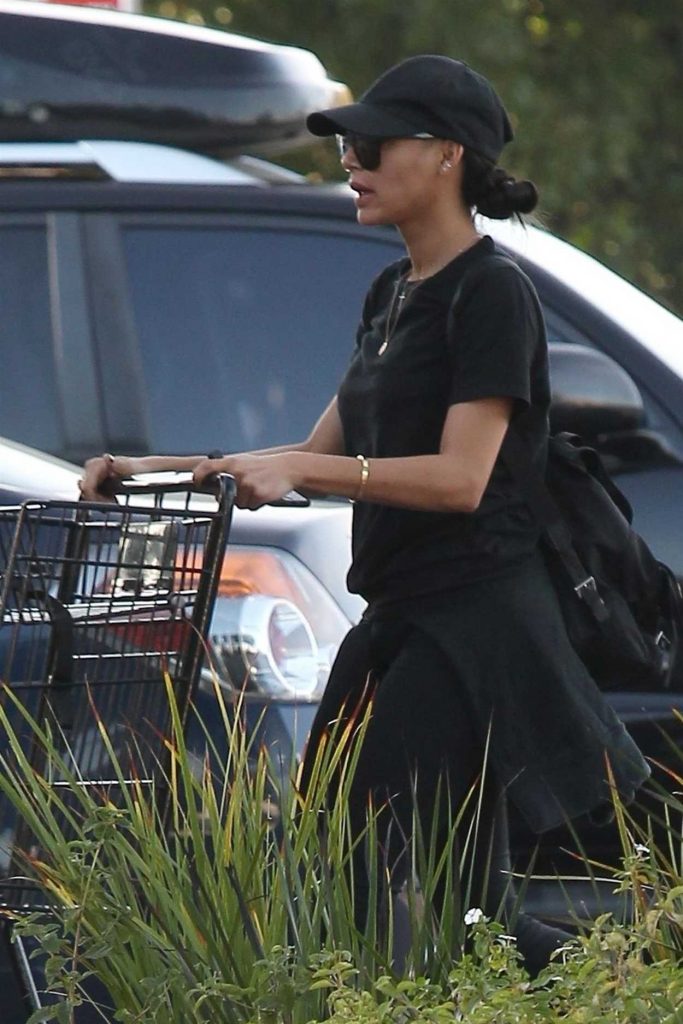 Naya Rivera Goes Grocery Shopping in Los Angeles 01/17/2018-4