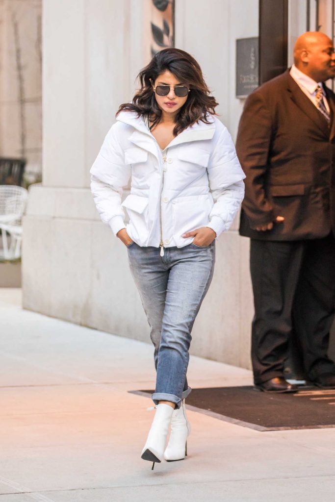 Priyanka Chopra Leaves the Four Seasons Hotel in New York City 01/24/2018-1