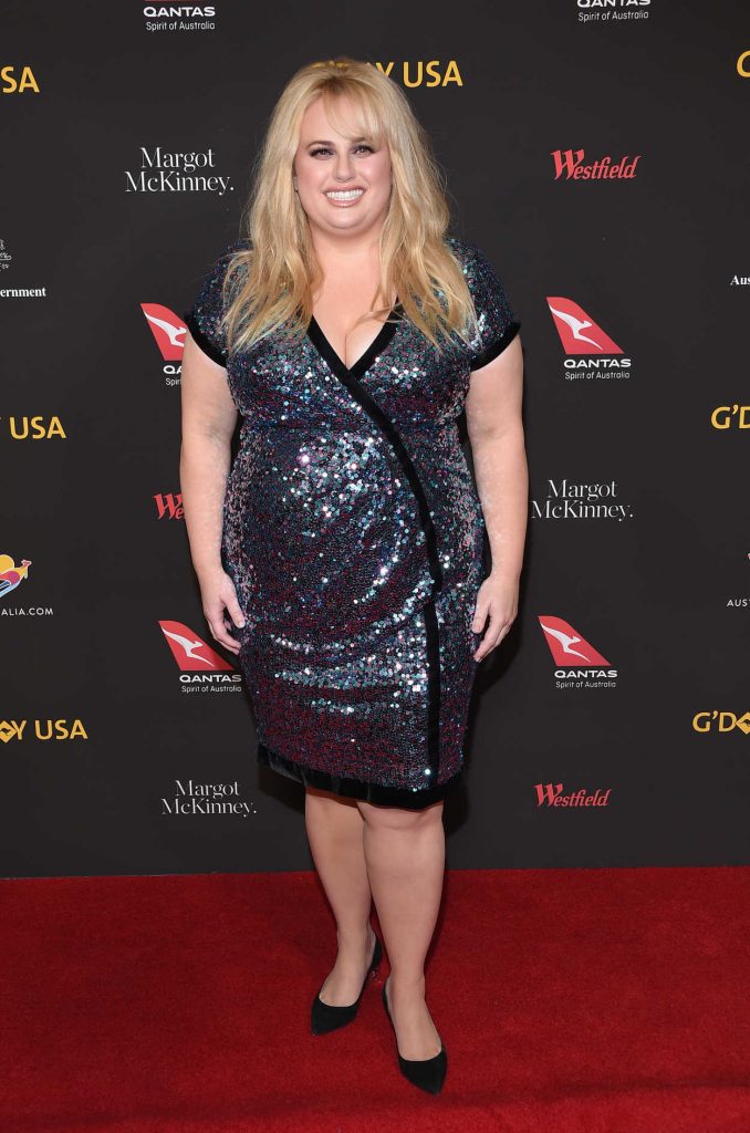 Rebel Wilson at 2018 G'Day USA Los Angeles Black Tie Gala at the InterContinental in Los Angeles 01/27/2018-1