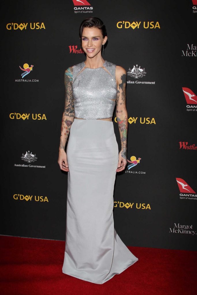 Ruby Rose at 2018 G'Day USA Los Angeles Black Tie Gala at the InterContinental in Los Angeles 01/27/2018-2