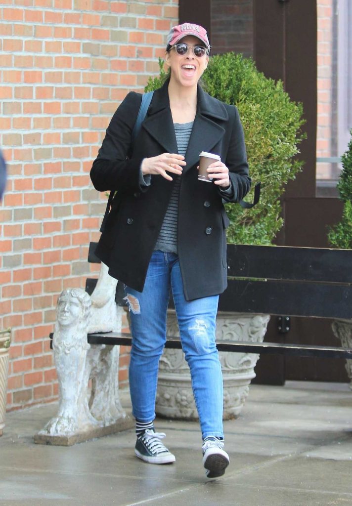 Sarah Silverman Was Spotted Outside the Browery Hotel in NYC 01/11/2018-1