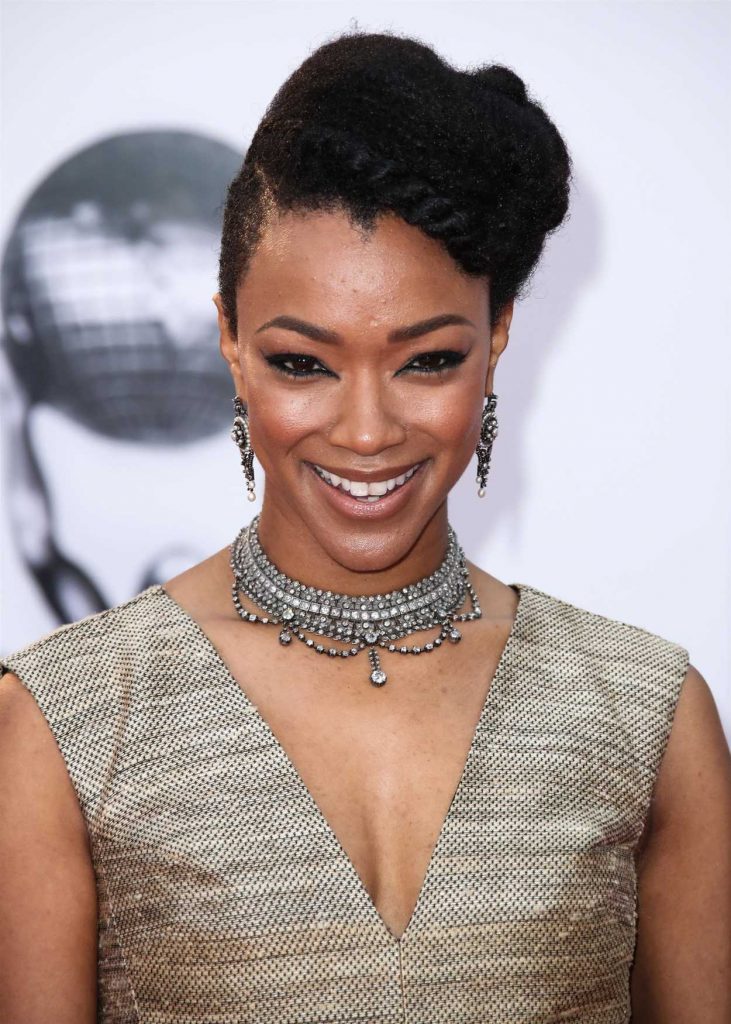 Sonequa Martin Green at the 49th NAACP Image Awards Dinner and Ceremony In Pasadena 01/15/2018-5