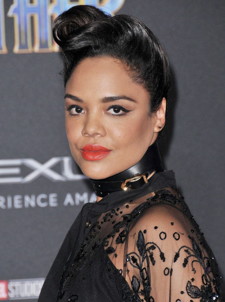 Tessa Thompson at the Black Panther Premiere in Hollywood 01/29/2018-4