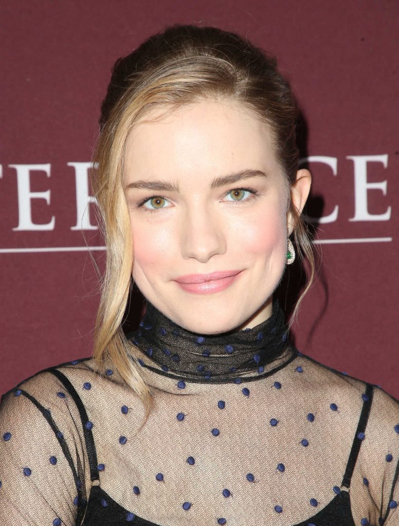 Willa Fitzgerald Attends a Photo Call for BBC's Little Women at Langham Hotel in Pasadena 01/16/2018-5