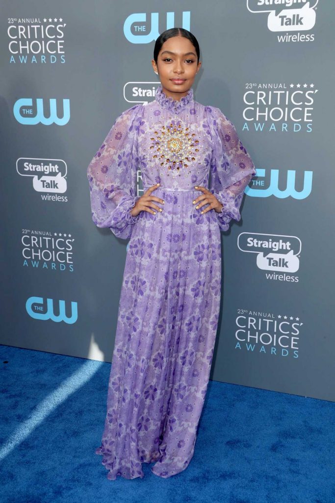 Yara Shahidi at the 23rd Annual Critics' Choice Awards in Santa Monica 01/11/2018-2