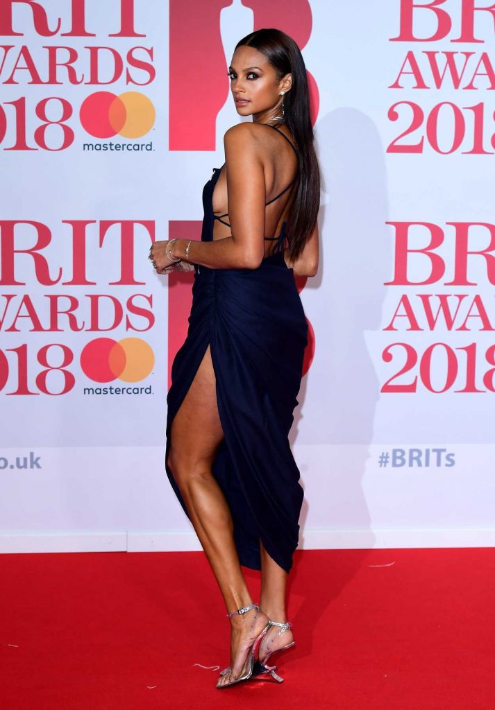 Alesha Dixon Attends the 2018 Brit Awards at the O2 Arena in London 02/21/2018-4