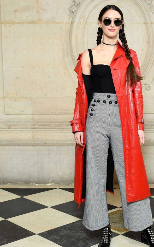 Charlotte Le Bon Attends the Christian Dior Show During Paris Fashion Week in Paris 02/27/2018-3