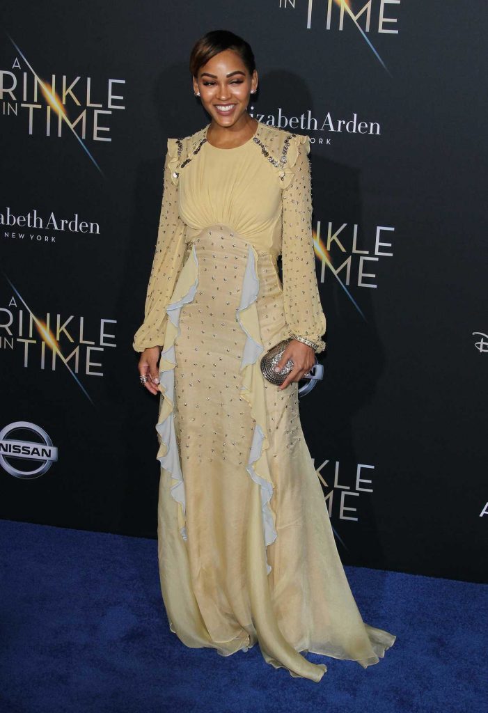 Meagan Good at A Wrinkle in Time Premiere in Los Angeles 02/26/2018-1