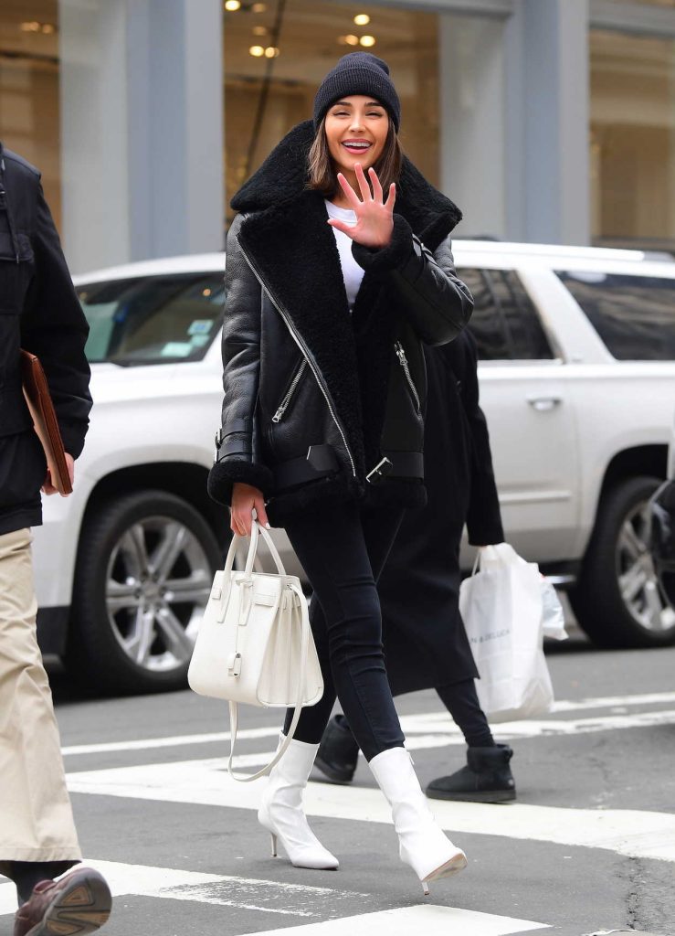 Olivia Culpo Goes Shopping at Alexander Wang in Soho, NYC 02/15/2018-4
