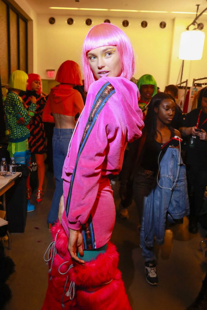 Romee Strijd at the Jeremy Scott Fashion Show During New York Fashion Week in New York City 02/08/2018-5