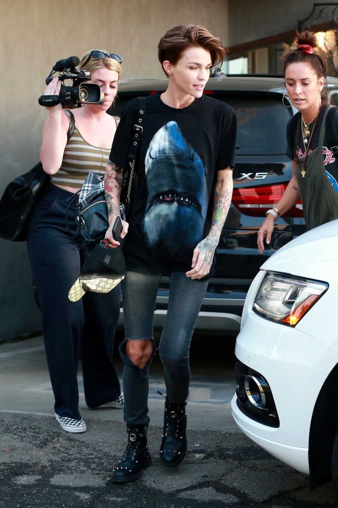 Ruby Rose Leaves Nine Zero One Salon in West Hollywood 02/09/2018-4