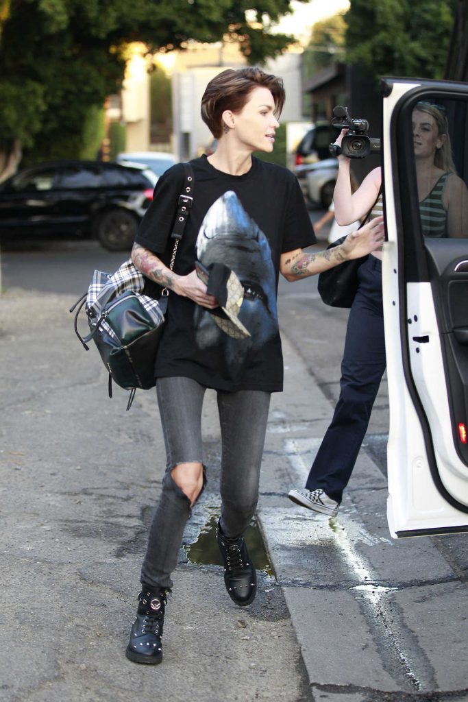 Ruby Rose Leaves Nine Zero One Salon in West Hollywood 02/09/2018-5