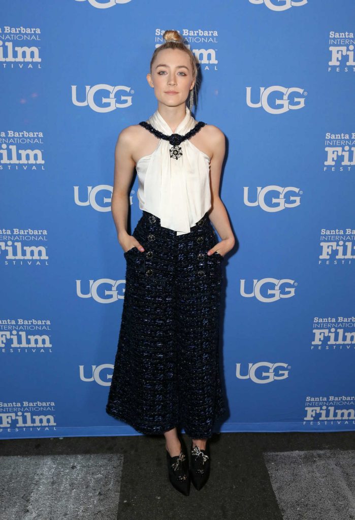 Saoirse Ronan Receives the Santa Barbara Award at the 33rd Annual Santa Barbara International Film Festival in Santa Barbara 02/04/2018-2