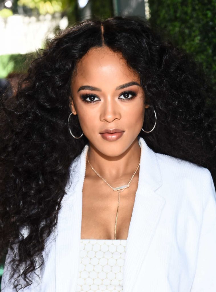 Serayah McNeill at CFDA Variety and WWD Runway to Red Carpet in Los Angeles 02/20/2018-5