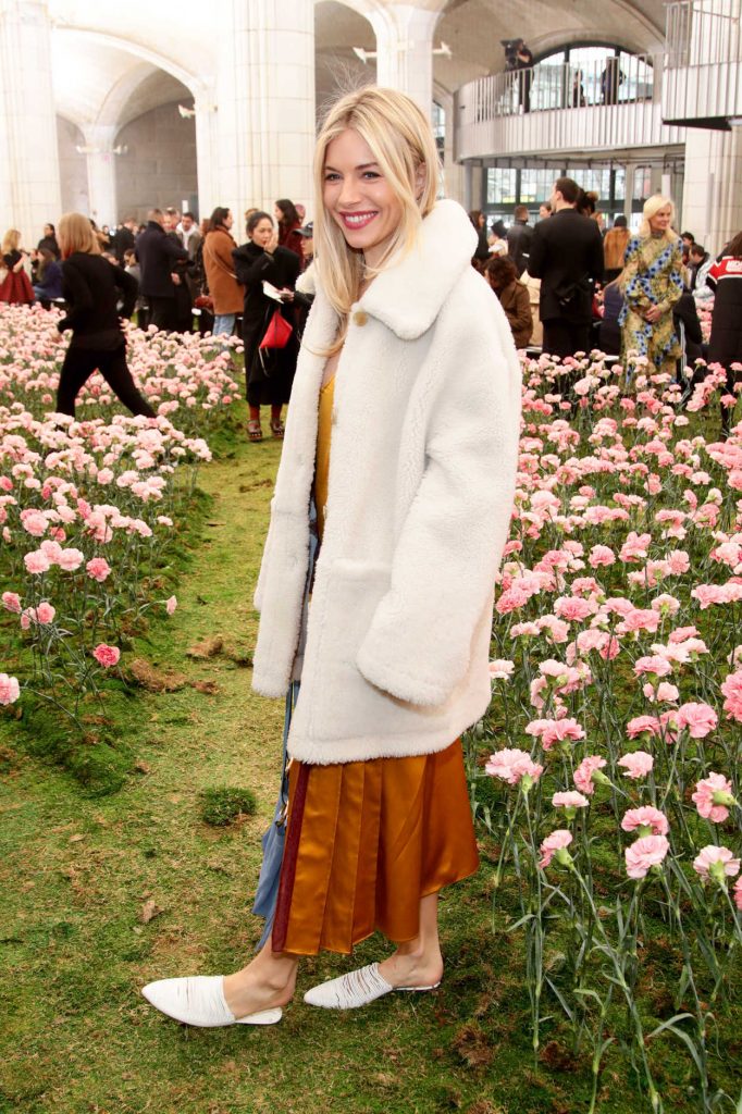 Sienna Miller at the Tory Burch Fashion Show During New York Fashion Week in New York City 02/09/2018-3