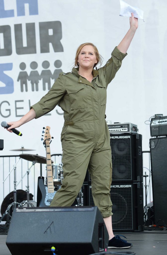 Amy Schumer Performs at the March for Our Lives in Los Angeles 03/24/2018-1