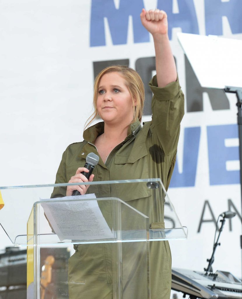 Amy Schumer Performs at the March for Our Lives in Los Angeles 03/24/2018-4
