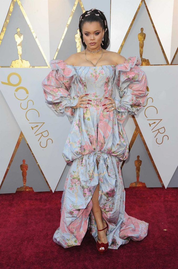 Andra Day at the 90th Annual Academy Awards in Los Angeles 03/04/2018-1