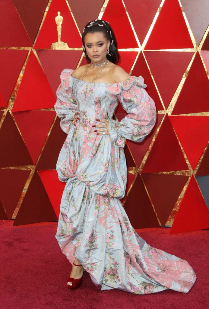 Andra Day at the 90th Annual Academy Awards in Los Angeles 03/04/2018-2