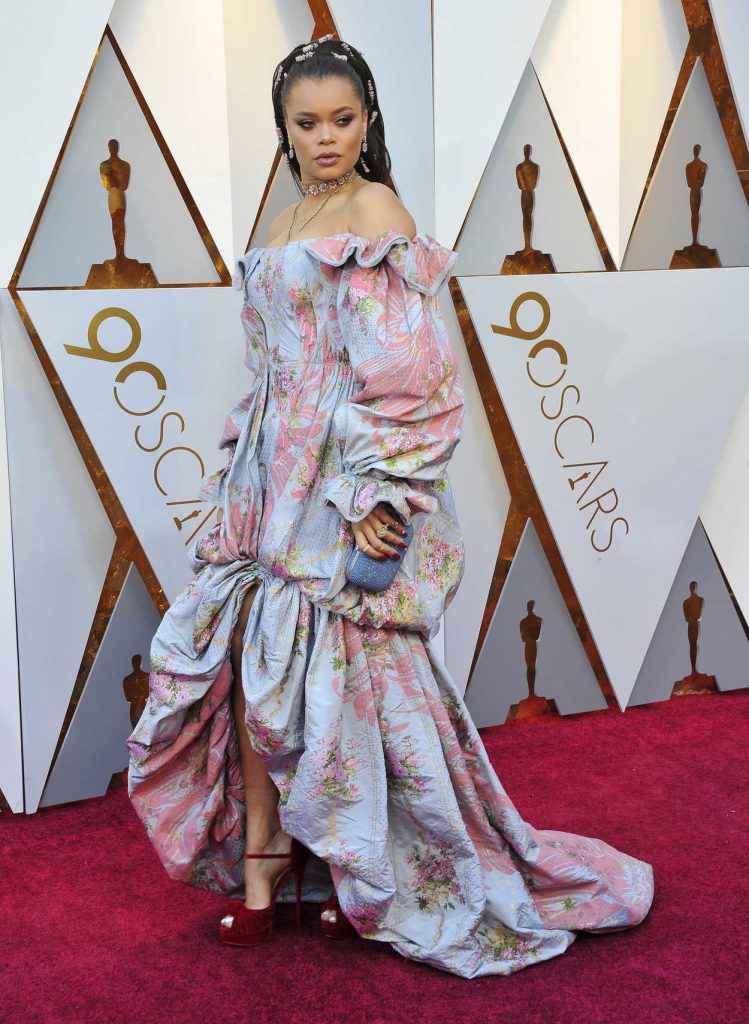 Andra Day at the 90th Annual Academy Awards in Los Angeles 03/04/2018-3