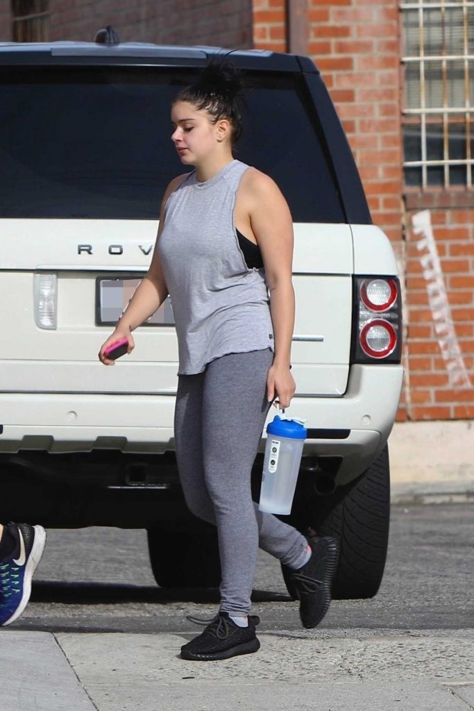 Ariel Winter Leaves the Gym in Los Angeles 03/30/2018-4