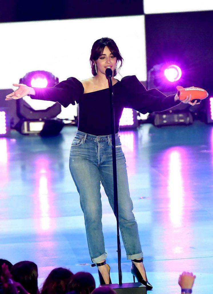Camila Cabello at 2018 Nickelodeon Kids’ Choice Awards in Los Angeles 03/24/2018-2