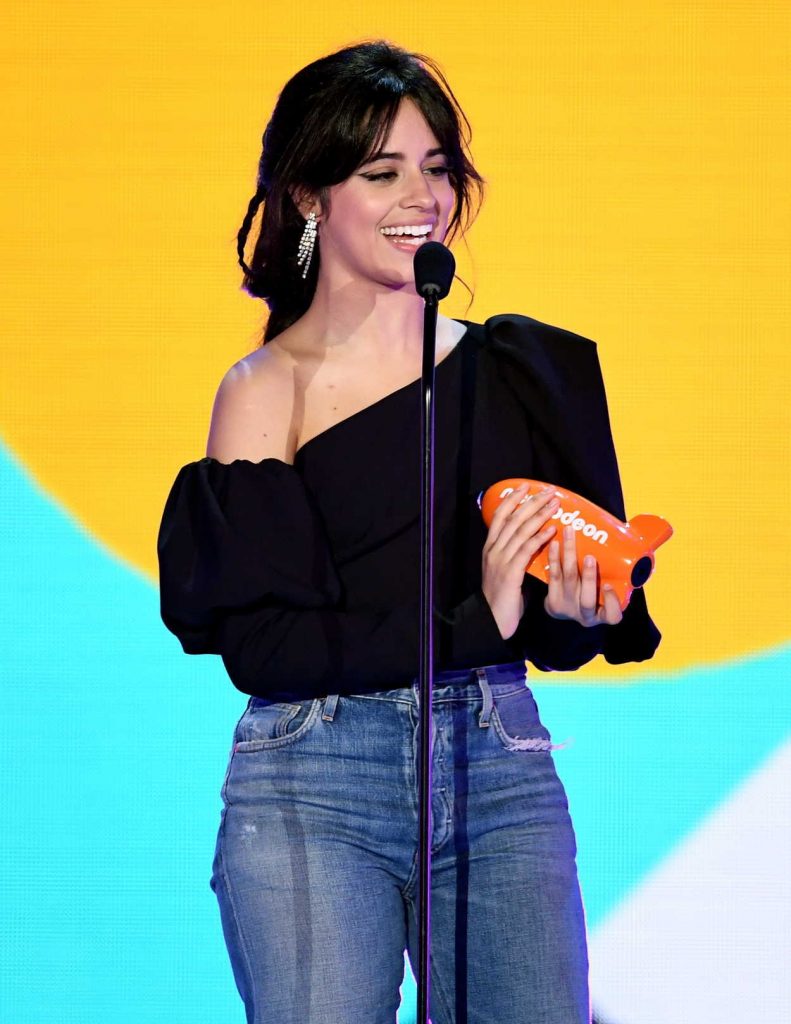 Camila Cabello at 2018 Nickelodeon Kids’ Choice Awards in Los Angeles 03/24/2018-3