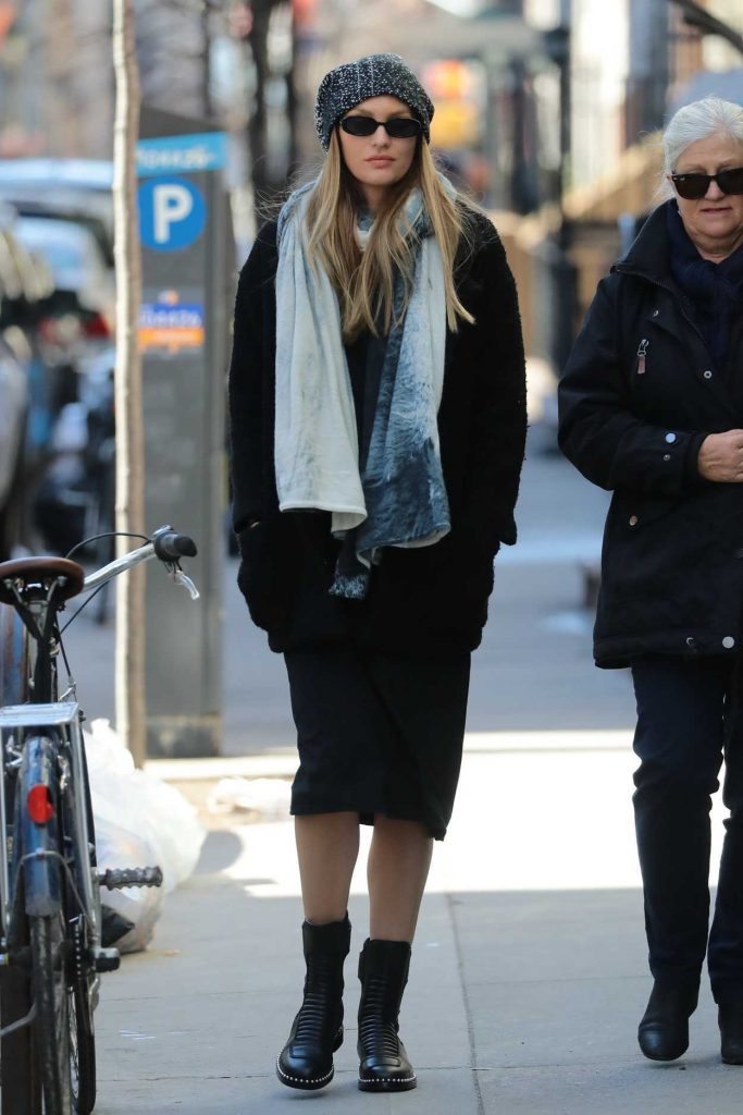 Candice Swanepoel Dressed Warmly Out in NYC 03/22/2018-2