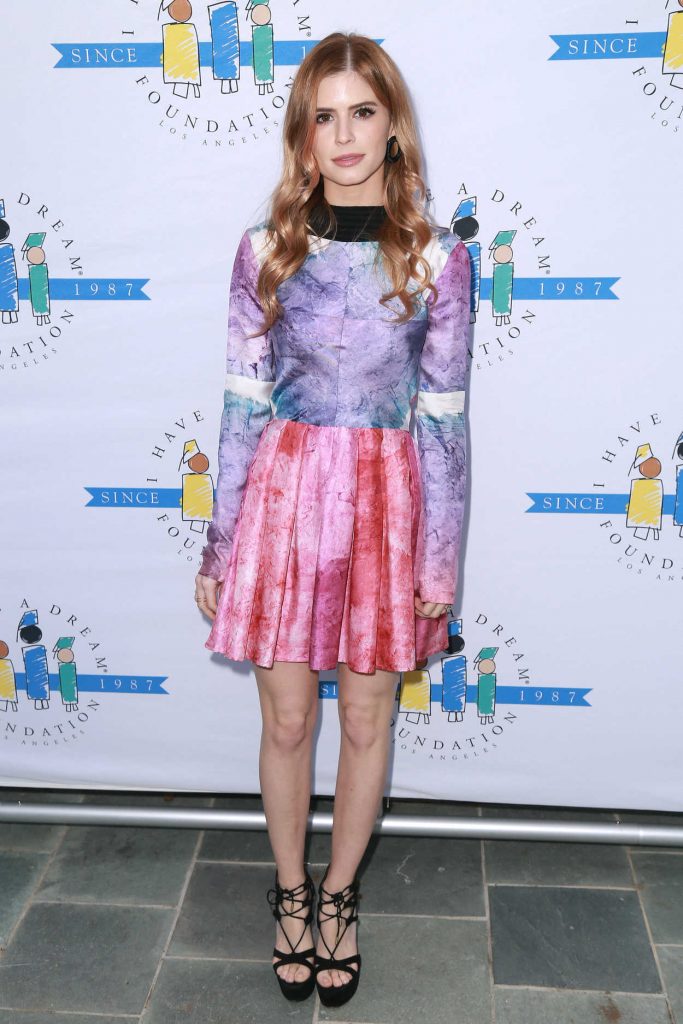 Carlson Young at I Have a Dream Foundation's 5th Annual Los Angeles Dreamer Dinner in California 03/18/2018-1