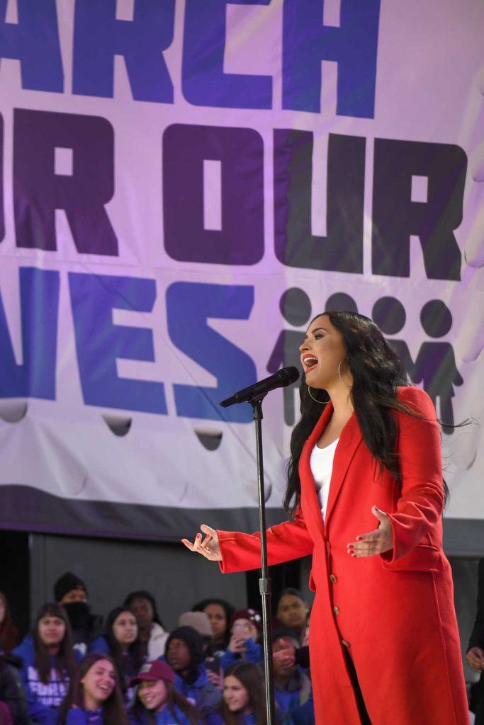 Demi Lovato Performs at the March for Our Lives in Washington 03/24/2018-3