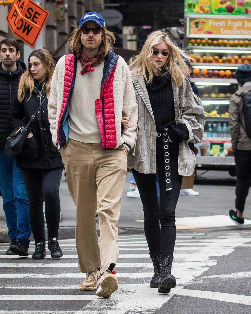 Elsa Hosk Was Seen Out in SoHo with Her Boyfriend Tom Daly 03/29/2018-2
