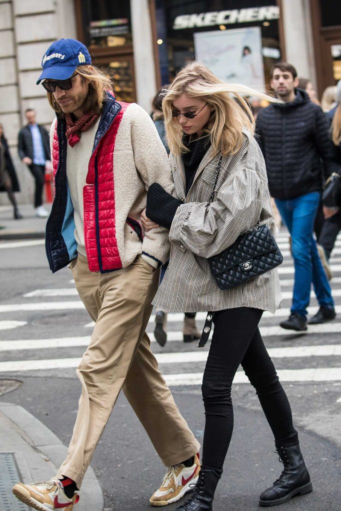 Elsa Hosk Was Seen Out in SoHo with Her Boyfriend Tom Daly 03/29/2018-5