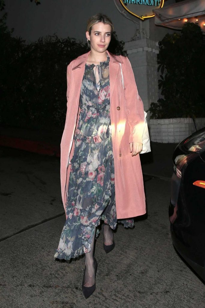 Emma Roberts Grabs Dinner at the Chateau Marmont in West Hollywood 03/21/2018-3