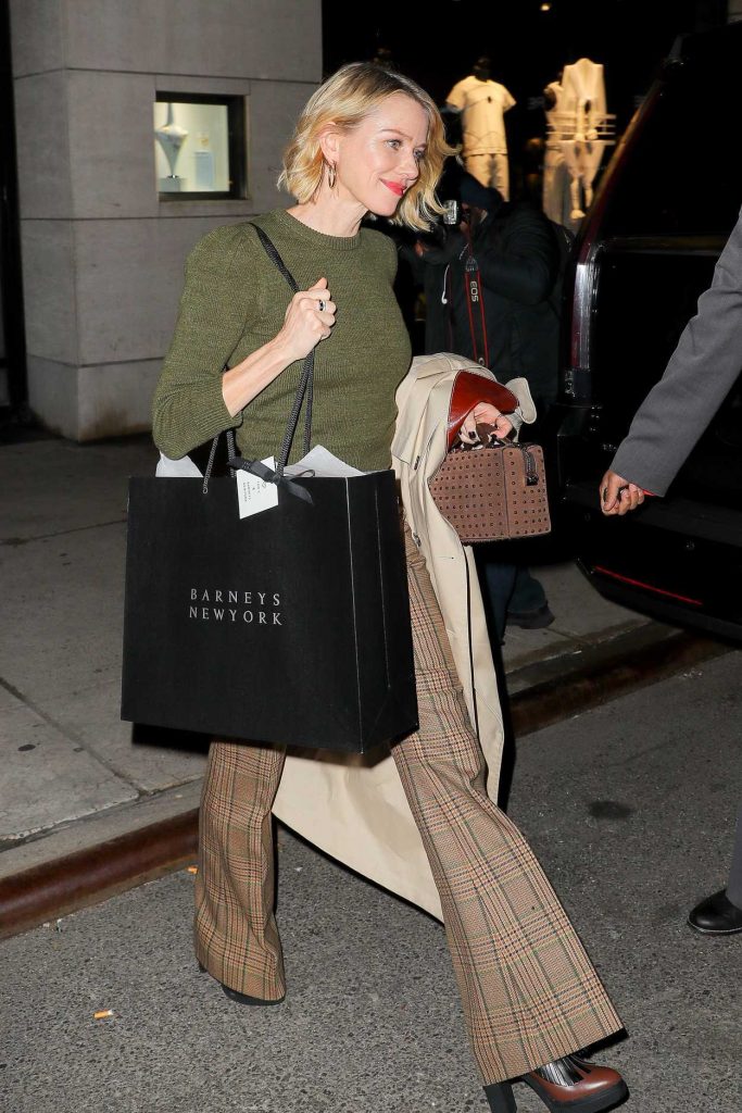 Naomi Watts Leaves the Barneys New York in New York City 03/16/2018-4
