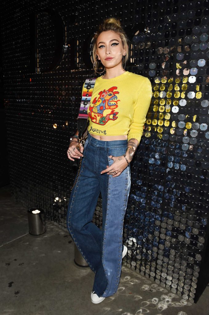 Paris Jackson Arrives at the Dior Addict Lacquer Pump Launch Party in West Hollywood 03/14/2018-1