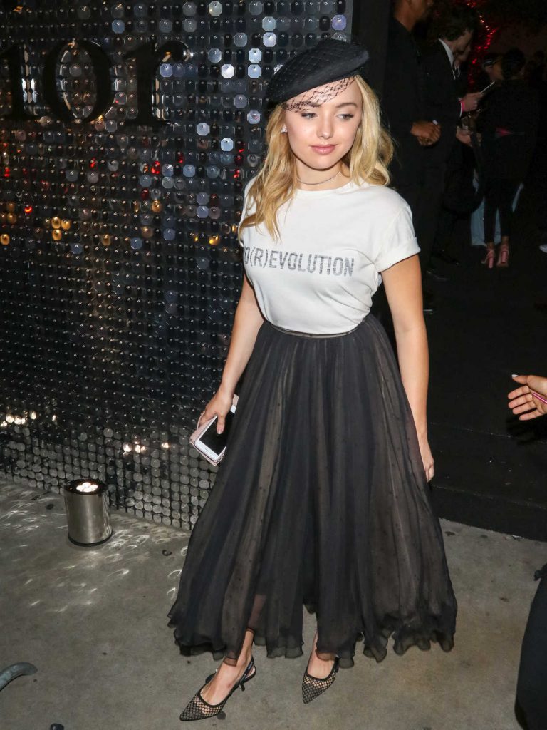 Peyton List Arrives at the Dior Addict Lacquer Pump Launch Party in West Hollywood 03/14/2018-4