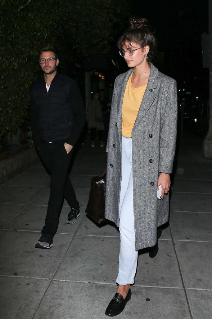 Taylor Hill Has a Dinner Date with Her Boyfriend Michael Stephen Shank at Matsuhisa Restaurant in Beverly Hills 02/28/2018-3