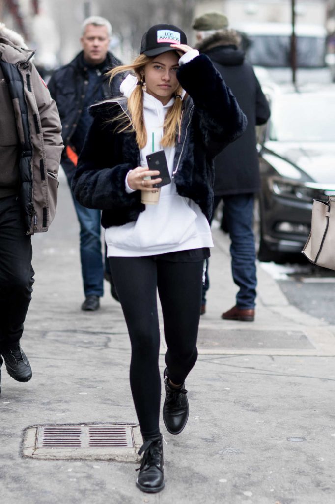 Thylane Blondeau Was Spotted Out in Paris 03/01/2018-1