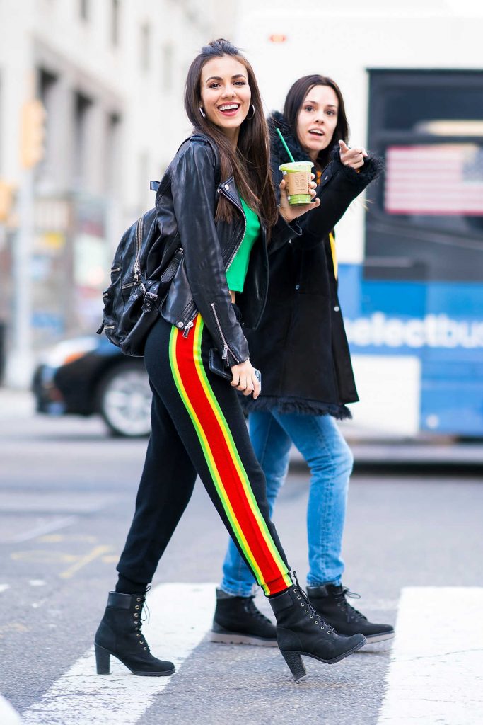 Victoria Justice Wears Alice + Olivia in Gramercy Park in NYC 03/17/2018-4
